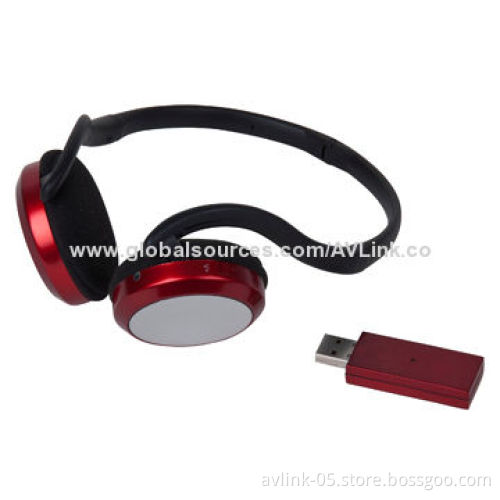 2.4GHz Digital Wireless Stereo Computer Headset with Microphone and USB Transmitter